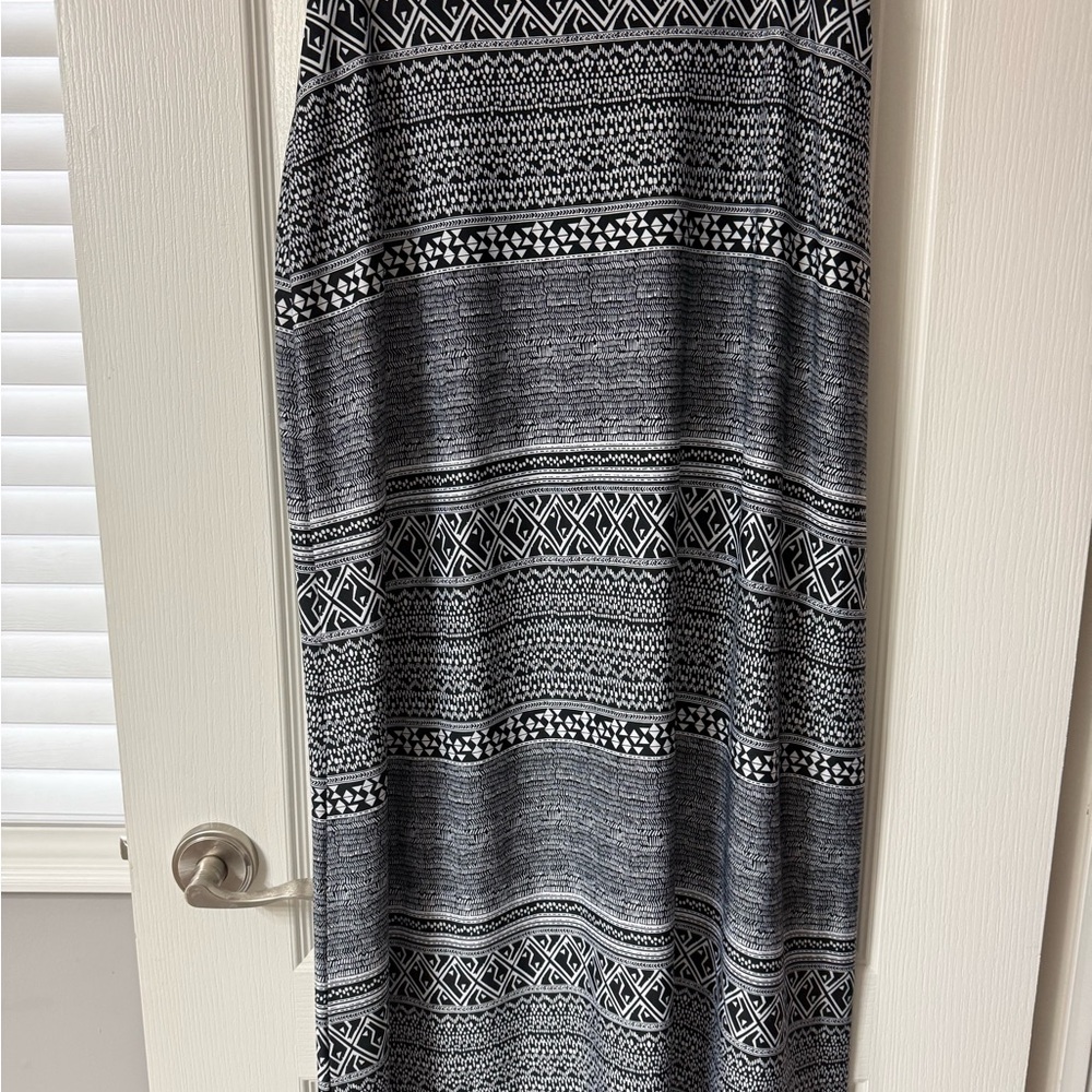 Melanie Lyne Maxi Skirt L Black White - Picture 3 of 3